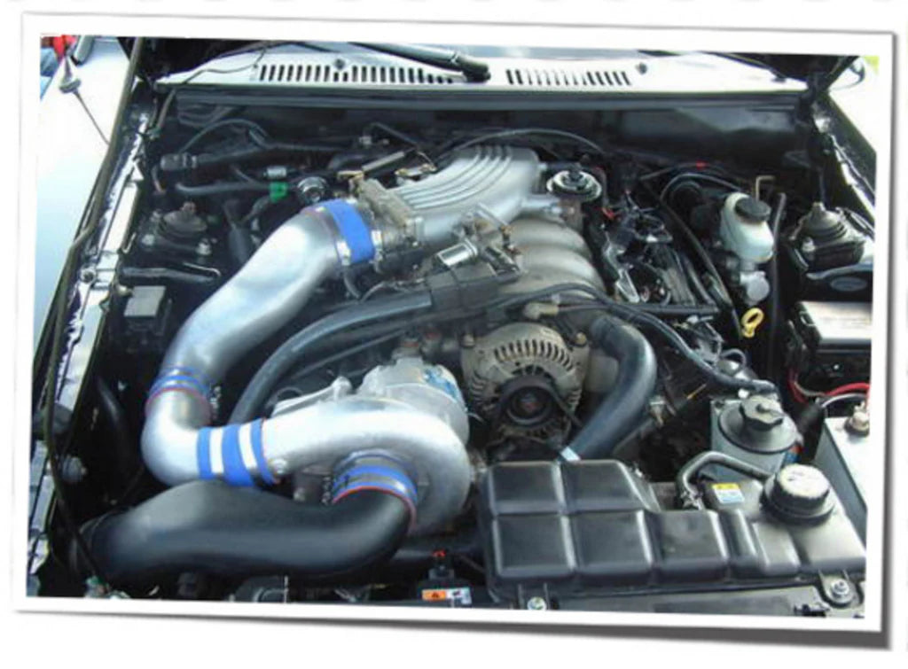 2001 4.6 Mustang Bullitt Supercharging System w/V-2 Si, Polished Finish