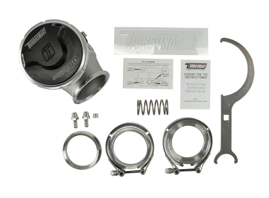 Turbosmart GenV PowerGate60CG ‘Compressed Gas’ 5psi External Wastegate (Black)