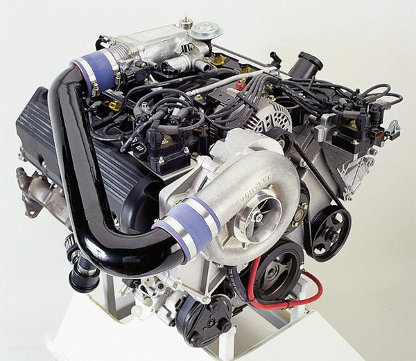 1996-1997 4.6 Mustang GT Supercharging System w/V-3 Si, Polished Finish