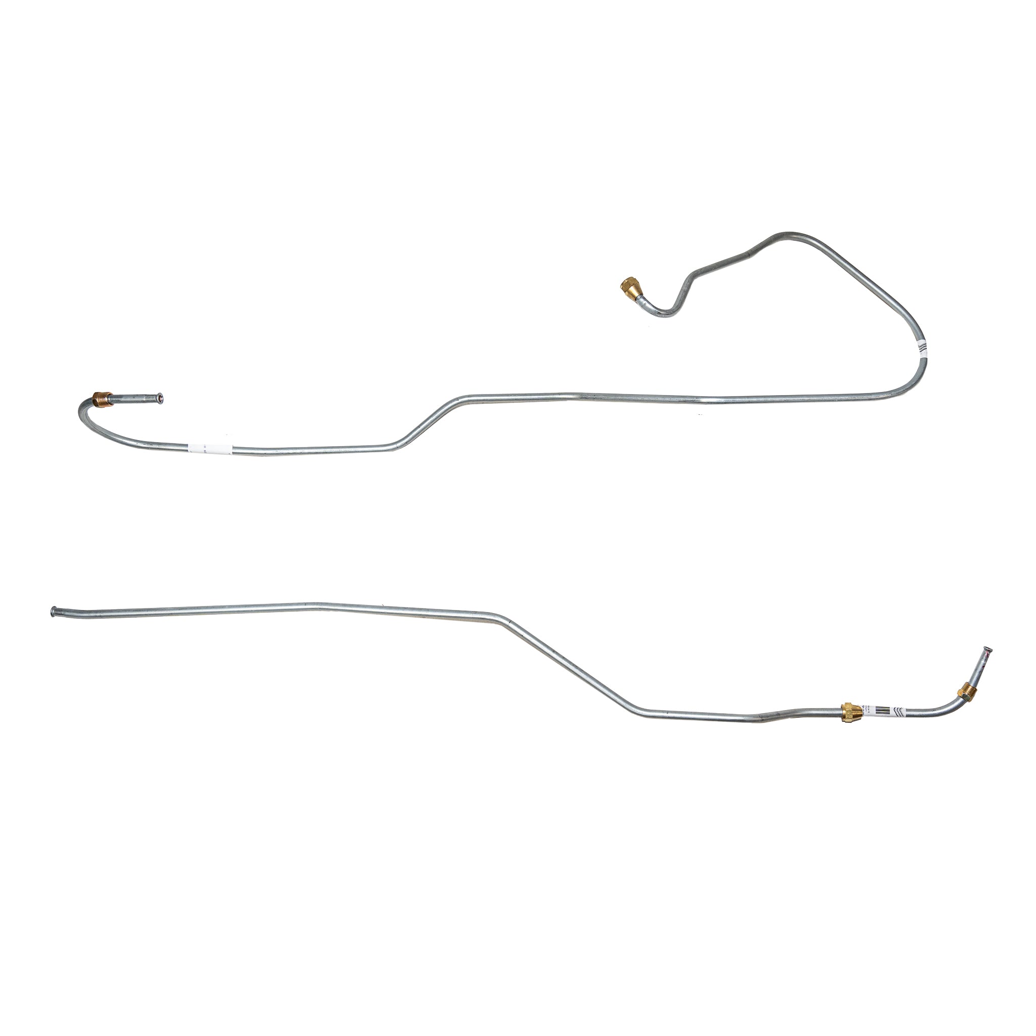 58 Chevy Bel Air, Biscayne, Impala Turboglide Transmission Line Set, 283/348CID Engine w/ Heavy Duty Cooling; Stainless