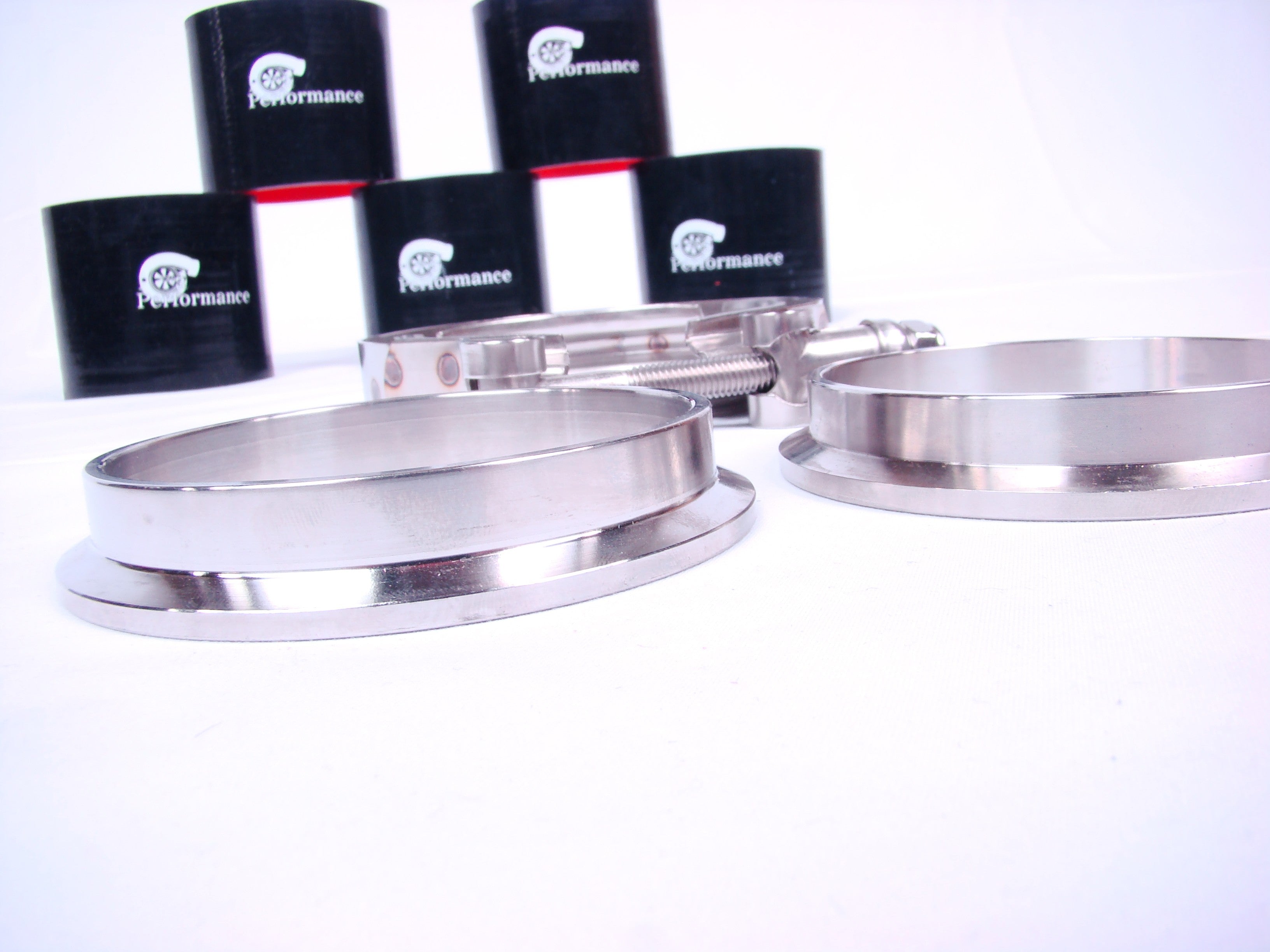 3" Stainless V-Band Clamp & Flange Kit