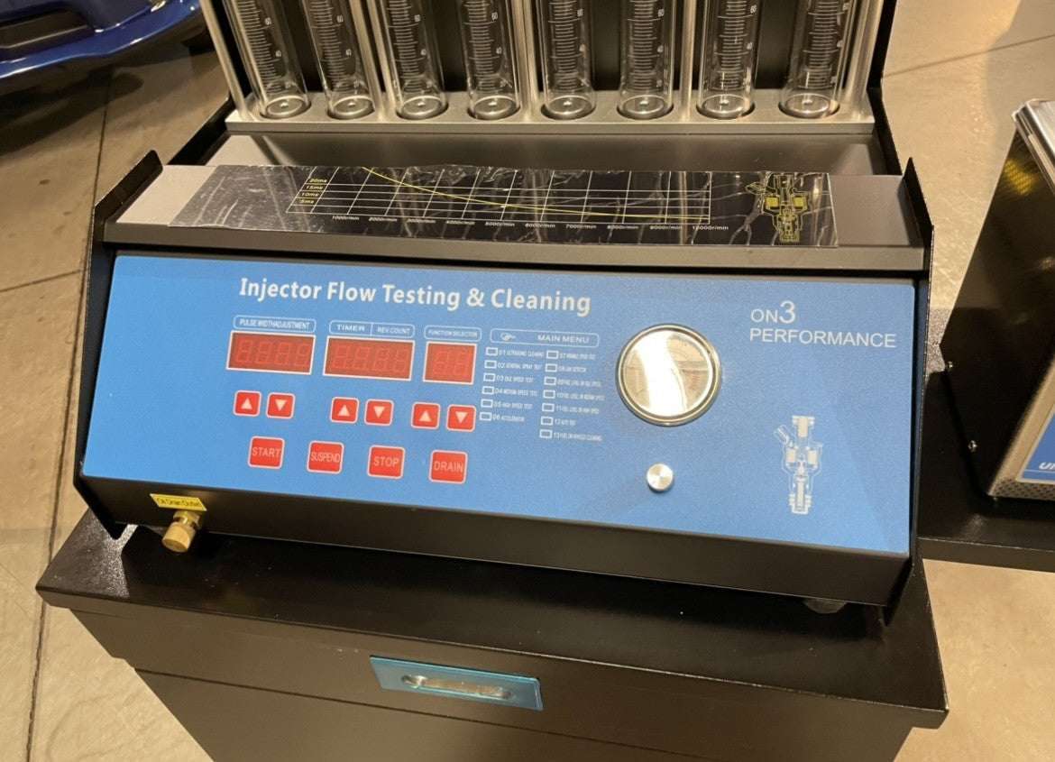 Injector Flow Testing Bench / Injector Ultra Sonic Cleaner - 8 Cylinder