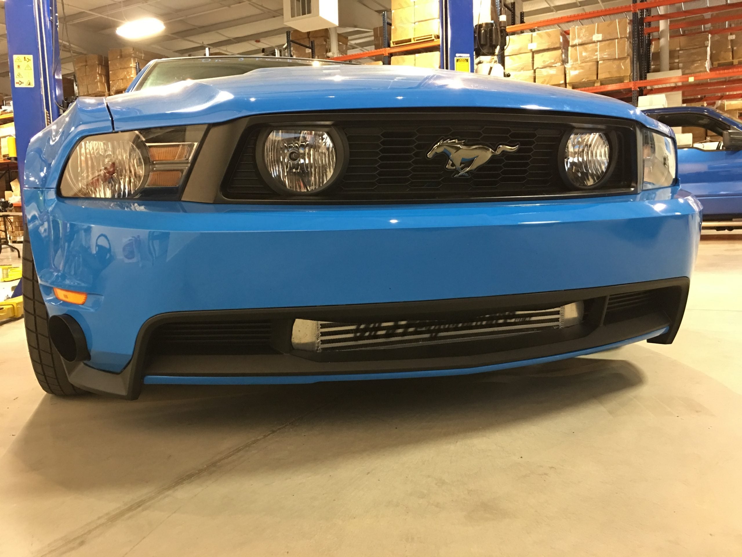 (2011-2014) Mustang GT / EB Front Aluminum Bumper Support & Integrated Intercooler Mount