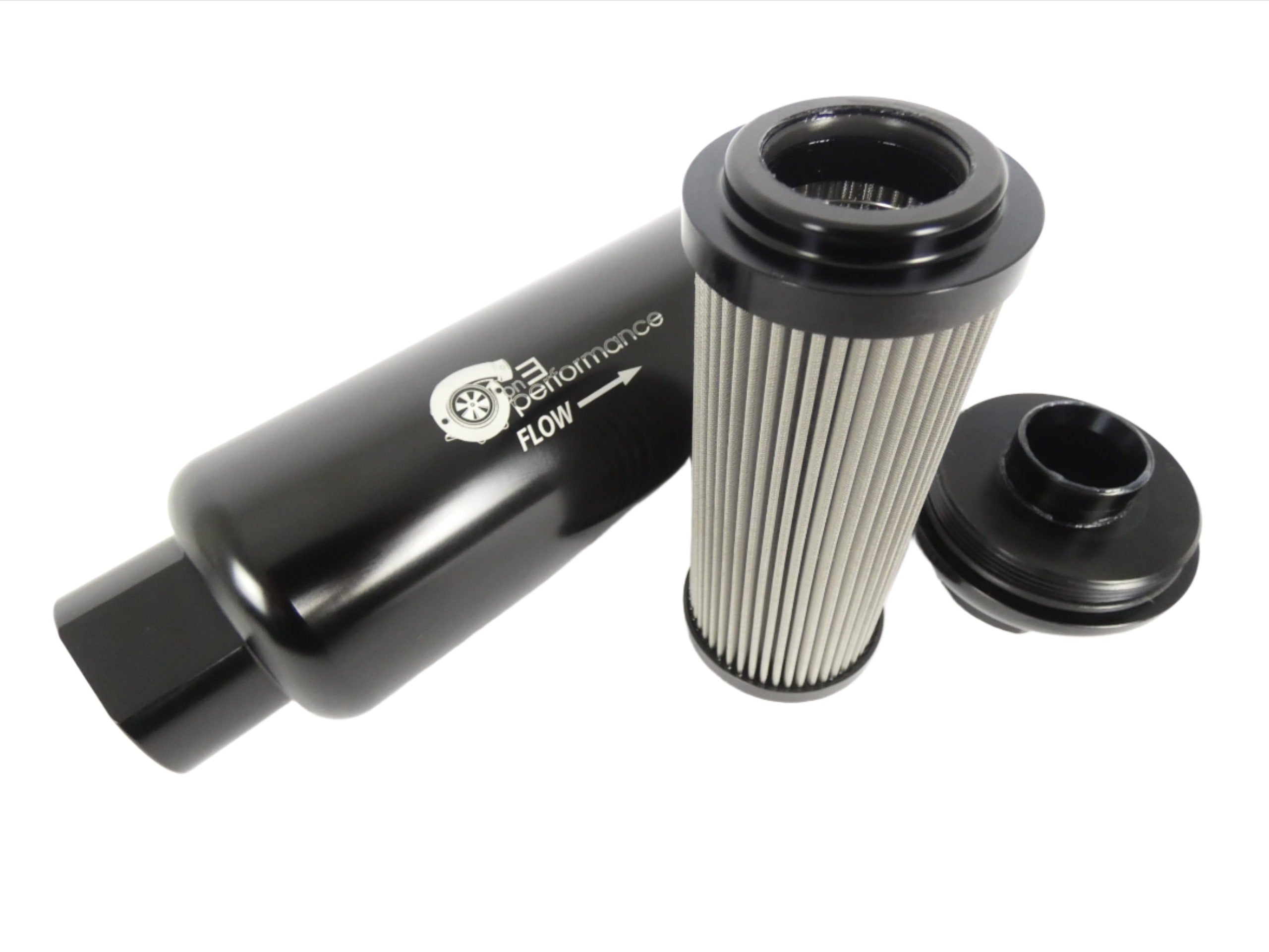 Large Fuel Filter- Stainless Element- E85 Compatible