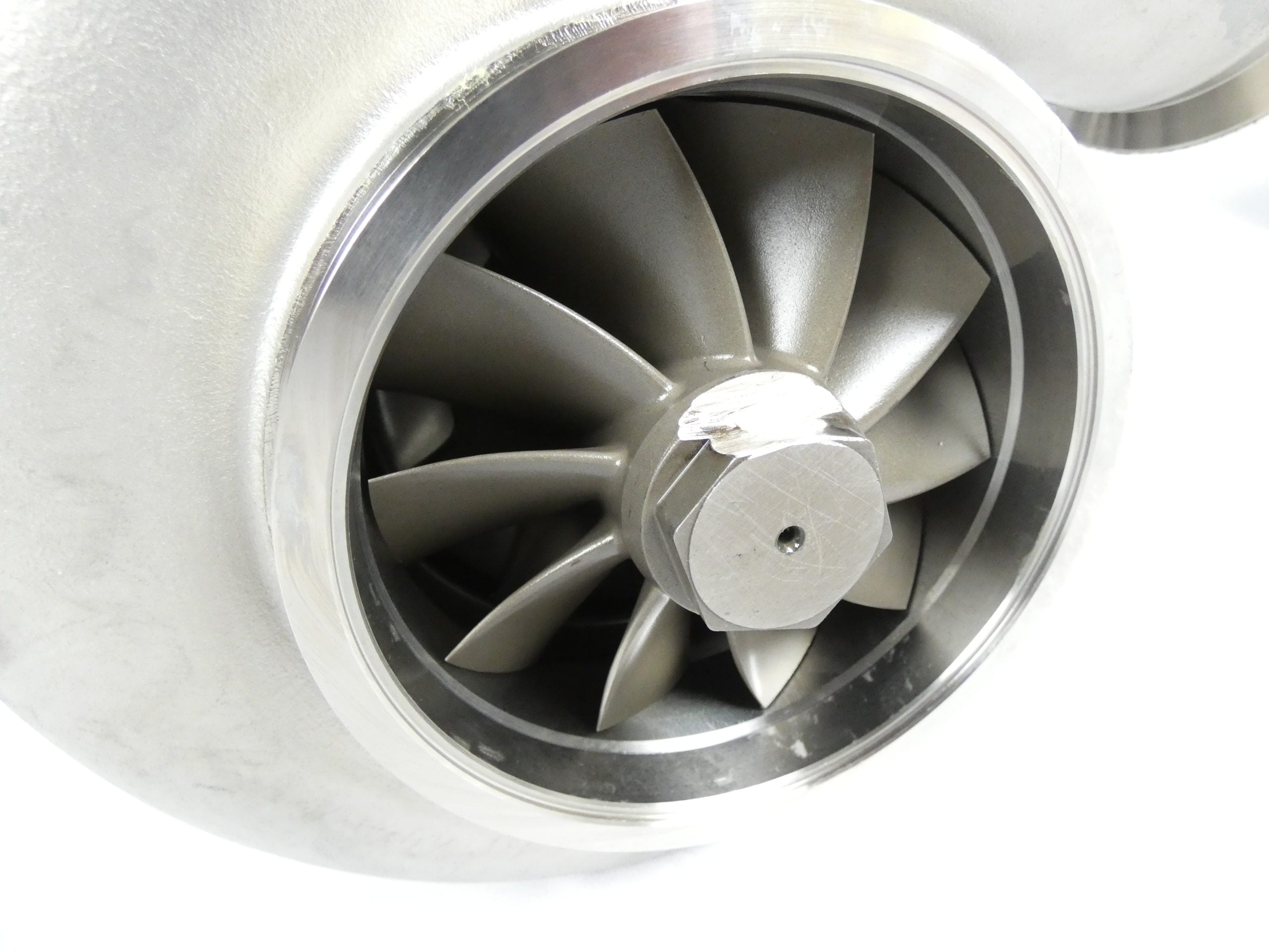 94mm Cast Aluminum Wheel Turbocharger T6 Stainless V-Band Exhaust Housing - SSTubes