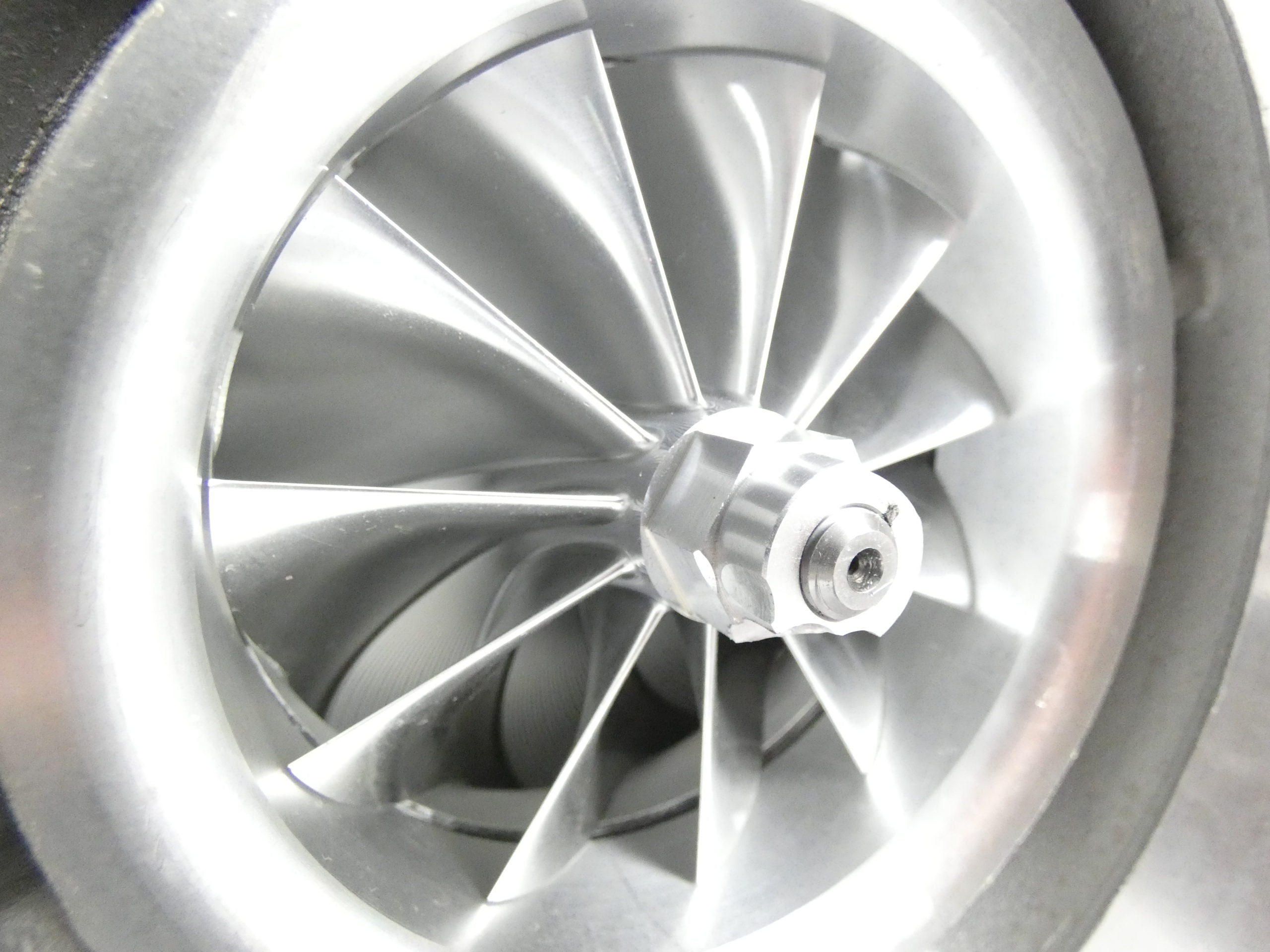 94mm CNC Billet Wheel Turbocharger T6 Stainless V-Band Exhaust Housing - SSTubes