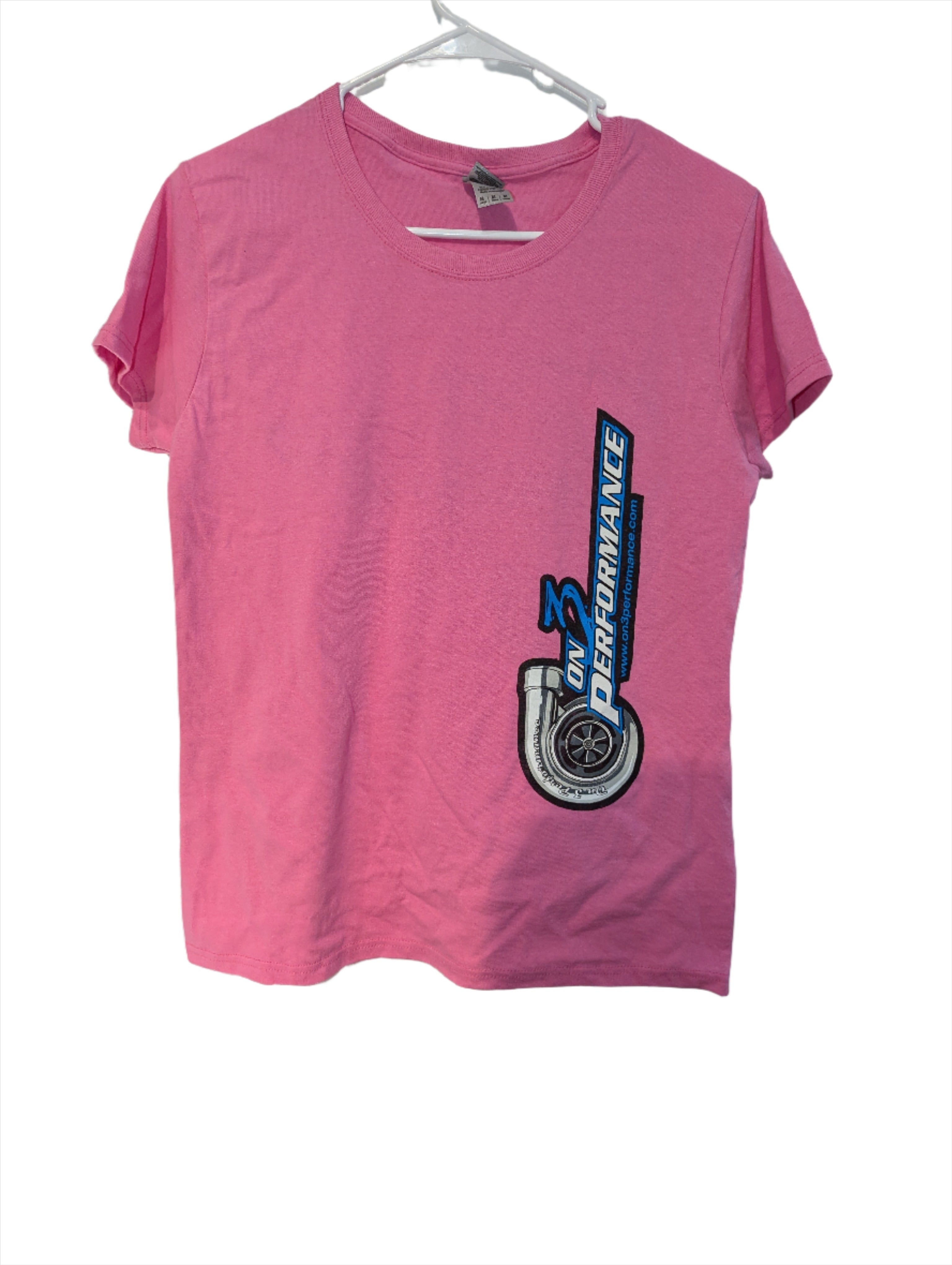 On 3 Performance Womens Light Pink Shop T-Shirt