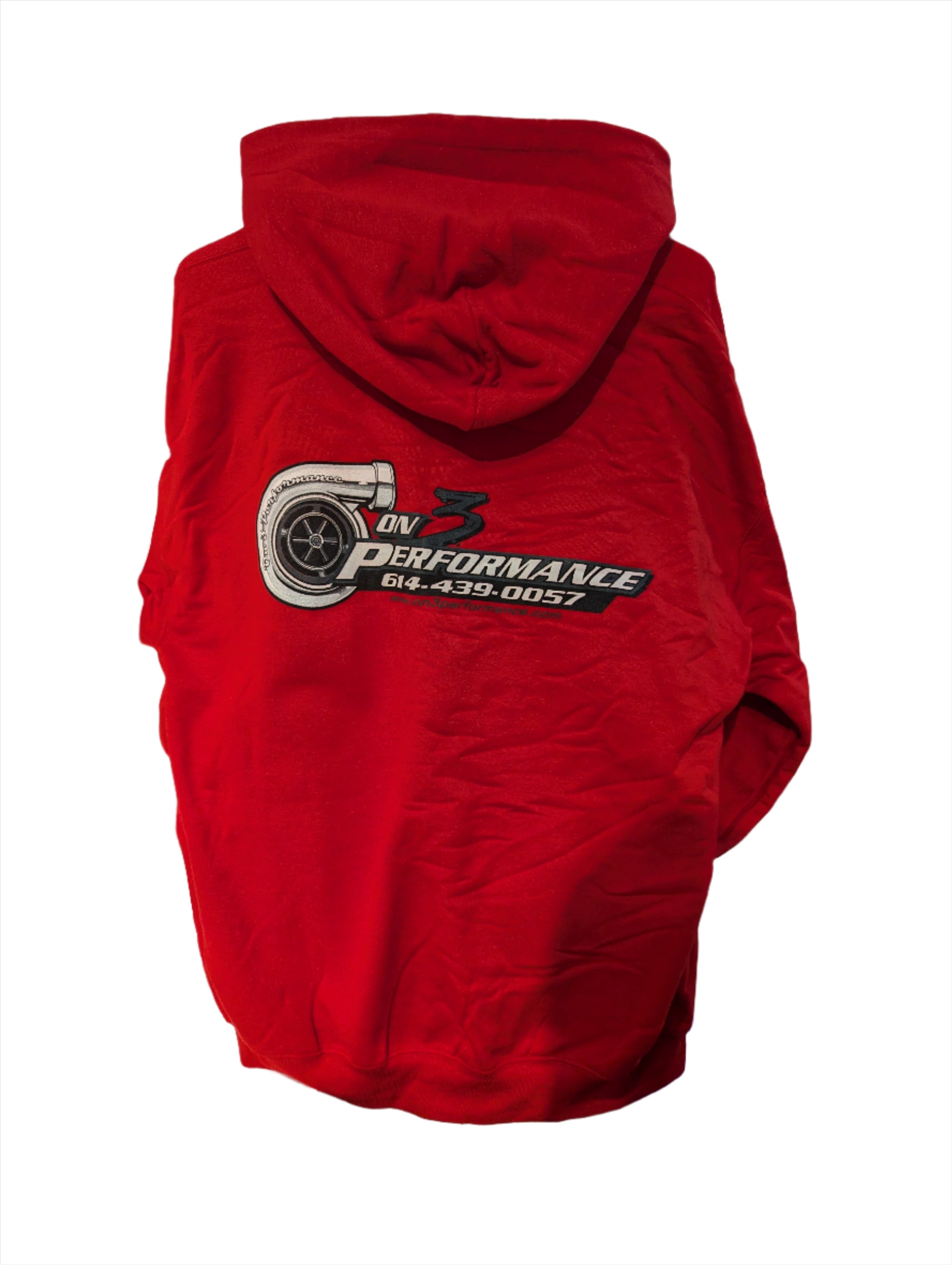 On 3 Performance Red Hoodie