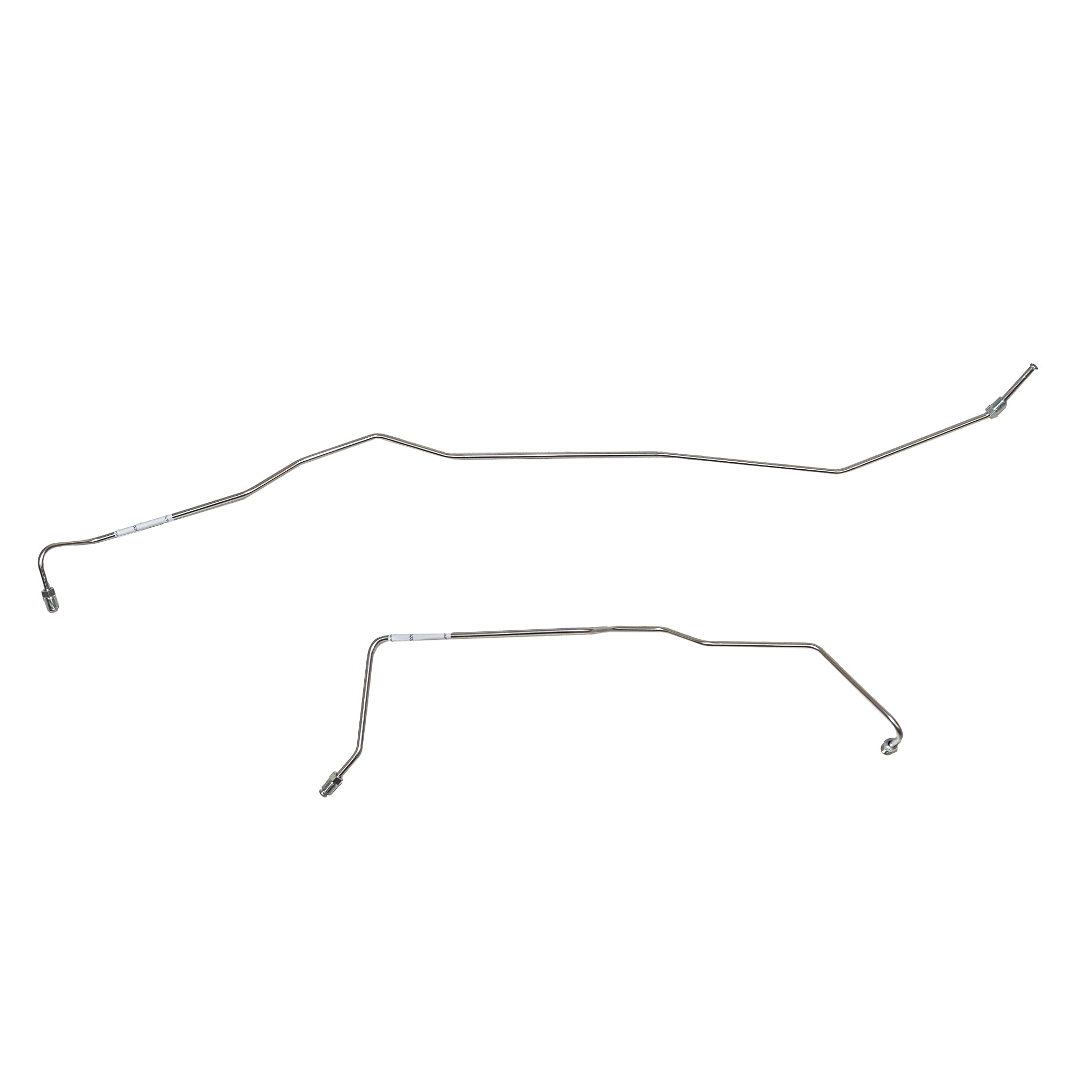 08-12 GM 3500HD Cab & Chassis Dually Rear Axle Brake Lines; Steel