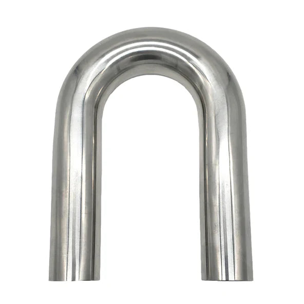 2.5" Stainless U-Bend, 3.75" CLR with 6" Legs