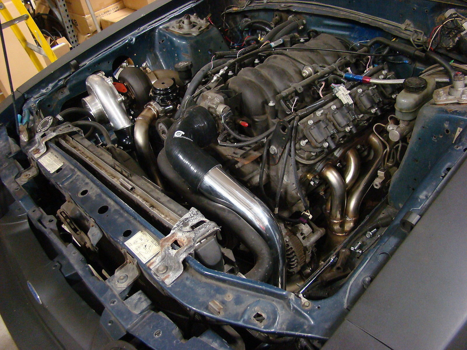 (1987 - 1993) Mustang LSX Swapped Foxbody Single Turbo System