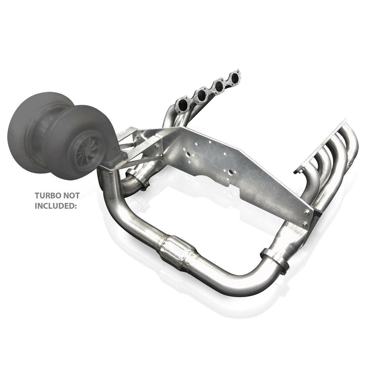 Stainless Works Turbo Header Kit 1-7/8" Down & Forward Performance Connect